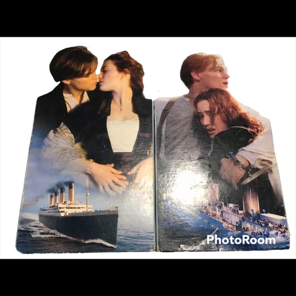 VTG Titanic VHS 1998 2 Tape Set UNTESTED - Picture 5 of 12